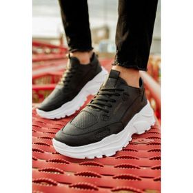 Chekich CH089 Cbt Low Top Lace Up Siyah Erkek Günlük Ayakkabı