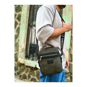 Chekich CH102 Stealht Siyah-Haki Kare Erkek Çanta
