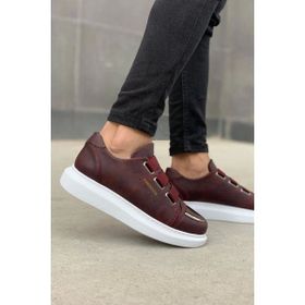 Chekich CH251 CBT Mirror Bordo - Beyaz Renk Erkek Günlük Ayakkabı