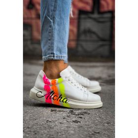 Chekich CH254 CBT Pittura 501 Aloha Sarı Pembe Beyaz Erkek Ayakkabı