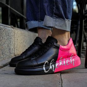 Chekich CH254 CST Pittura 477 Siyah Pembe Erkek Günlük Ayakkabı