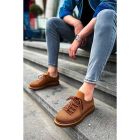Chekich CH307 RT Kahverengi Tricot Erkek Ayakkabı