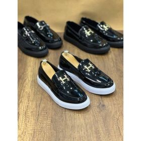 Chekich KB-027 Siyah Renk Rugan Model Bağcıksız Erkek Klasik Ayakkabı