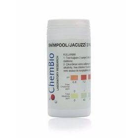 ChemBio Havuz PH Sertlik Klor Alkalinite 50 Adet Test Kiti