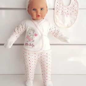 Chery Kalpli Pembe 5 Parça Kız Bebek Hastane Çıkış Seti