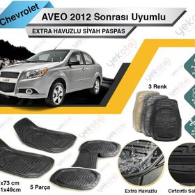 Chevrolet Aveo 2011-2013 3D Havuzlu Paspas
