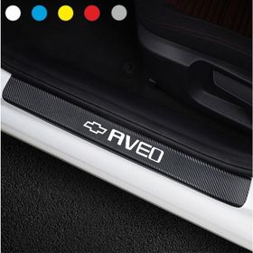 Chevrolet Aveo 4 Adet Karbon Kapı Eşiği Sticker