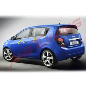 Chevrolet Aveo HB 2011 Üzeri Paslanmaz Çelik Krom Cam Çıtası