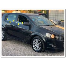 Chevrolet Aveo HB 2012 Sonrası 4 Parça Paslanmaz Çelik Cam Çıtası