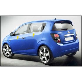 Chevrolet Aveo HB P.Çelik 2011 Üzeri 4 Parça Krom Cam Çıtası