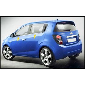 Chevrolet Aveo HB P.Çelik 2011 Üzeri 4 Parça Krom Cam Çıtası