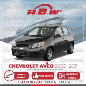 Chevrolet Aveo HB RBW 2006-2011 Muz Silecek Takımı