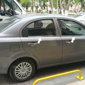 Chevrolet Aveo Sedan 2006-2011 4 Parça Paslanmaz Çelik Cam Çıtası