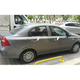 Chevrolet Aveo Sedan 2006-2011 4 Parça Paslanmaz Çelik Cam Çıtası