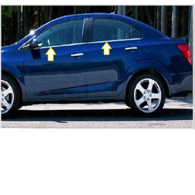 Chevrolet Aveo Sedan 2011 Üzeri 4 Parça Krom Cam Çıtası