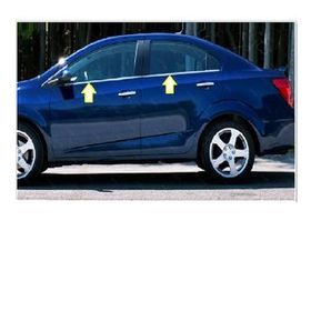Chevrolet Aveo Sedan 2011 Üzeri 4 Parça Krom Cam Çıtası