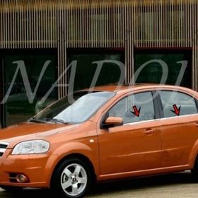 Chevrolet Aveo Sedan 2012 Üzeri 4 Parça Krom Cam Çıtası