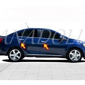 Chevrolet Aveo Sedan 2013 Üzeri 4 Kapı Krom Kapı Kolu