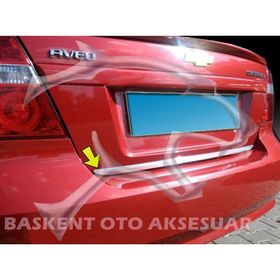 Chevrolet Aveo Sedan Formlu 2006-2011 Krom Bagaj Alt Çıtası