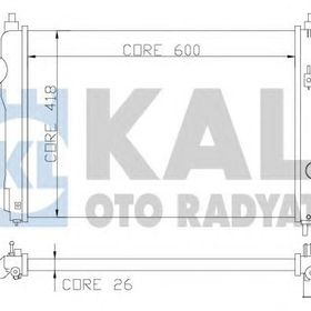 Chevrolet Aveo Su Radyatörü