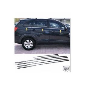 Chevrolet Captiva 2006 Sonrası 6 Parça Krom Cam Çıtası