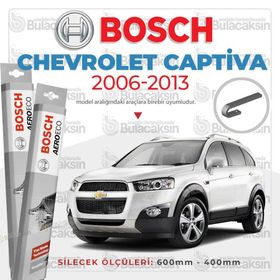 Chevrolet Captiva Bosch Aeroeco 2006-2013 Muz Silecek Takımı