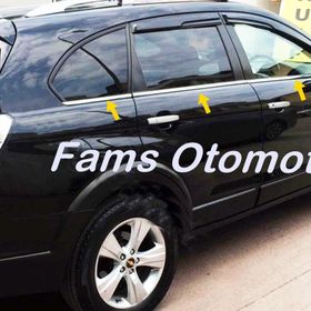Chevrolet Captiva P.Çelik 2006 Üzeri 6 Parça Krom Cam Çıtası