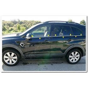 Chevrolet Captiva Paslanmaz Çelik 6 Parça Krom Cam Çıtası