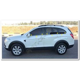 Chevrolet Captiva Paslanmaz Çelik 6 Parça Krom Cam Çıtası