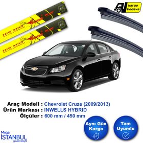 Chevrolet Cruze 2009-2013 600 mm 450 mm Silecek Takımı