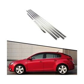 Chevrolet Cruze HB P.Çelik 2011 Üzeri 6 Parça Krom Cam Çıtası