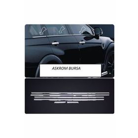 Chevrolet Cruze HB Takımı Paslanmaz Çelik 6 Parça Krom Cam Çıtası