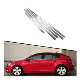 Chevrolet Cruze HB Takımı Paslanmaz Çelik 6 Parça Krom Cam Çıtası