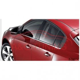 Chevrolet Cruze HB Takımı Paslanmaz Çelik 6 Parça Krom Cam Çıtası