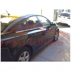 Chevrolet Cruze SD Takımı Paslanmaz Çelik 6 Parça Krom Cam Çıtası