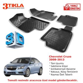 Chevrolet Cruze Sedan 2008-2013 Seti 3D Havuzlu Paspas