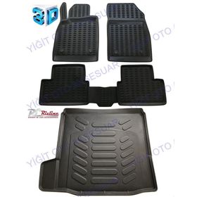 Chevrolet Cruze Sedan Uyumlu 3D Paspas ve Bagaj Havuzu