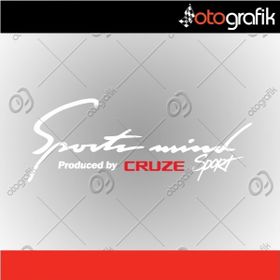 Chevrolet Cruze Sports Mind Oto Sticker