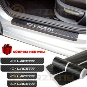 Chevrolet Lacetti 4 Adet Karbon Kapı Eşiği Sticker