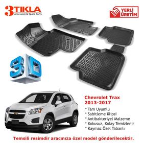 Chevrolet Trax 2013-2017 Seti 3D Havuzlu Paspas