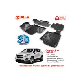Chevrolet Trax 2013-2017 Seti 3D Havuzlu Paspas
