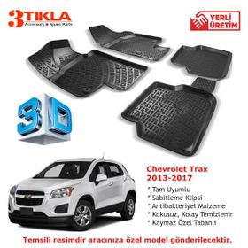 Chevrolet Trax 2013-2017 Seti 3D Havuzlu Paspas