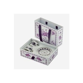 Chiara Alessi Allure 120 ml Mor Porselen Kahve Fincan Seti