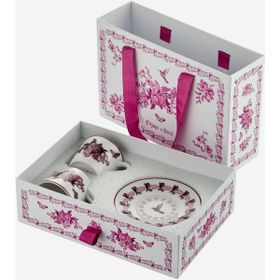Chiara Alessi Allure 120 ml Pembe Porselen Kahve Fincan Seti