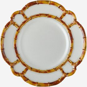 Chiara Alessi Bambu 28 cm Beyaz Tabak