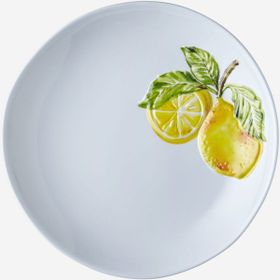 Chiara Alessi Capri Beyaz Melamin 23 cm Kahvaltı Tabağı