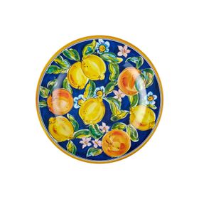 Chiara Alessi Capri Mavi Melamin 28 cm Yemek Tabağı