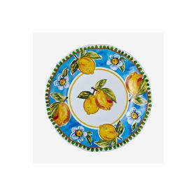 Chiara Alessi Capri Mavi Melamin 28 cm Yemek Tabağı