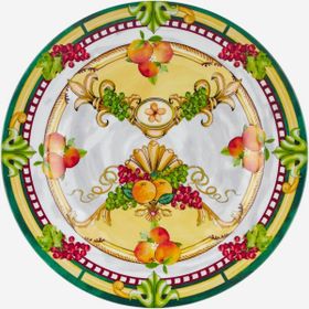 Chiara Alessi Carpe Diem Sarı Melamin 28 cm Yemek Tabağı