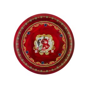 Chiara Alessi Dolce Vita Kırmızı 34 cm Metal Tepsi